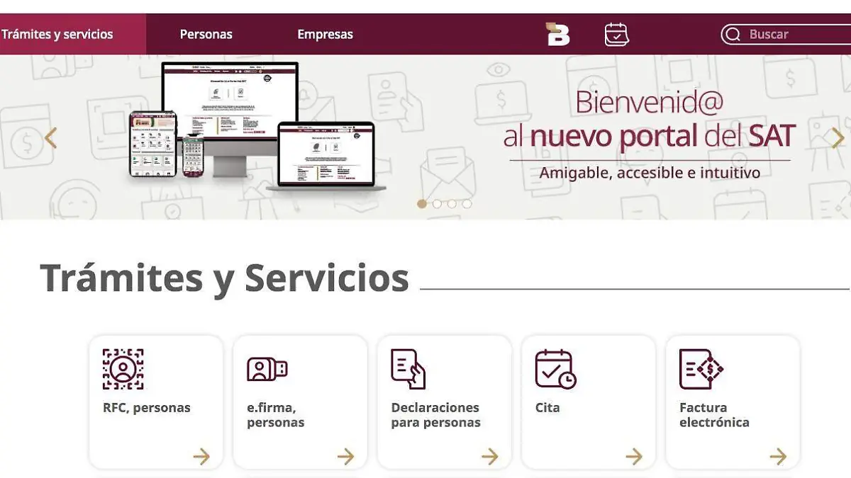 SAT trámites y servicios